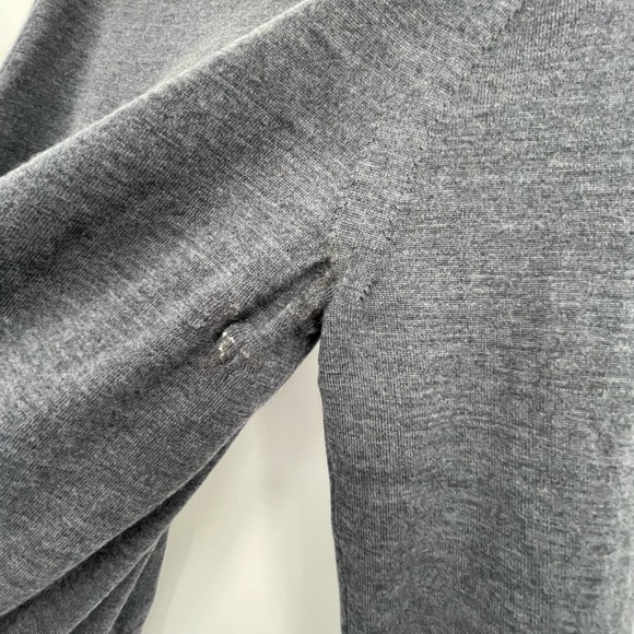 SANDRO Gris Chine H19Turtleneck Wool Sweater Size M NWT - Picture 12 of 12